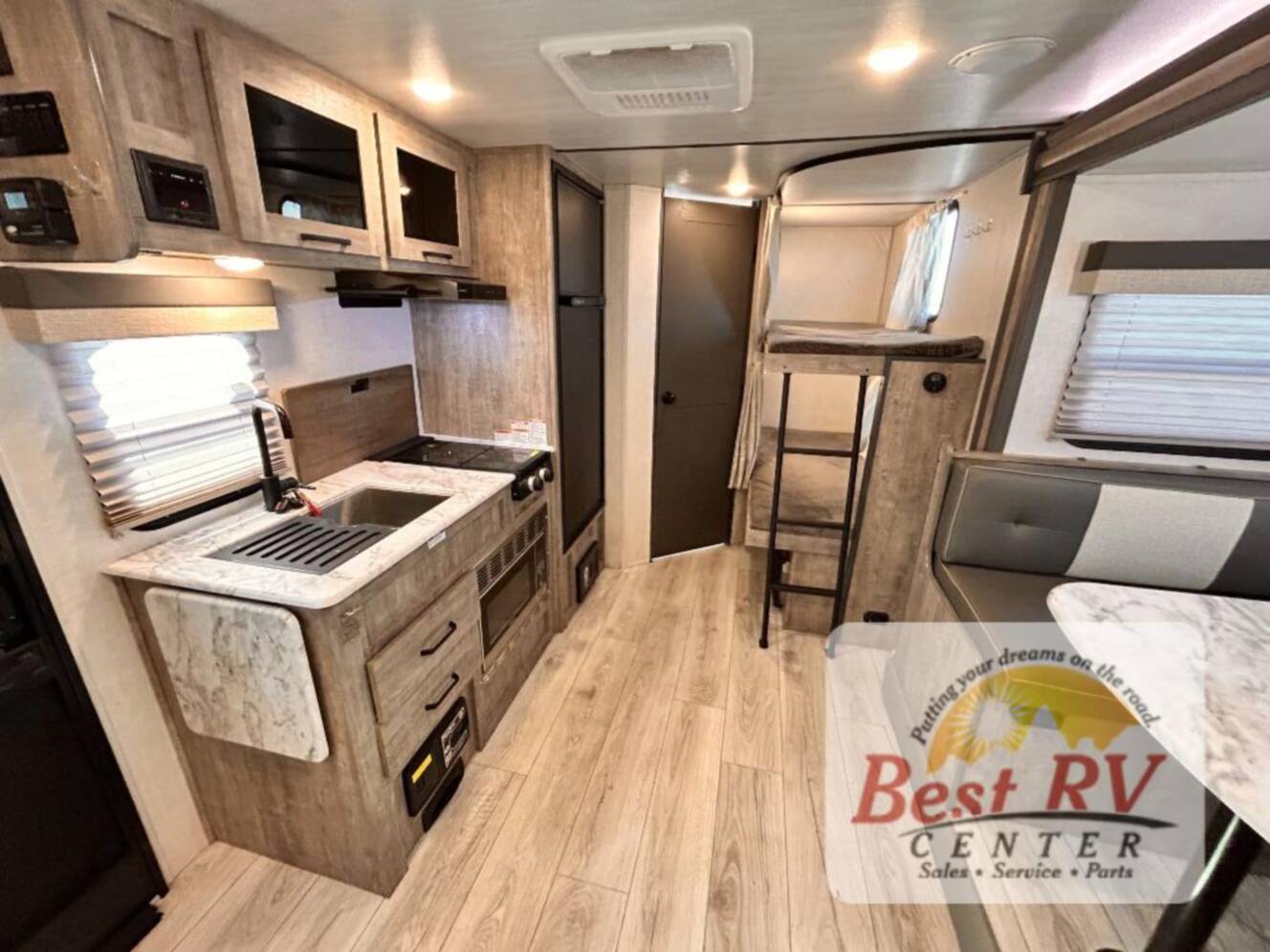 A photo of this 2023 Forest River Rv Surveyor Legend 19BHLE
