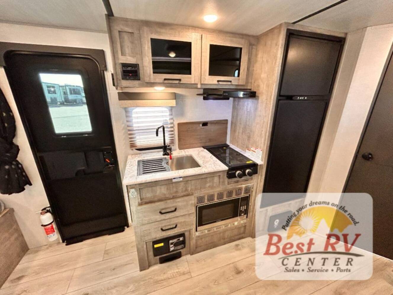 A photo of this 2023 Forest River Rv Surveyor Legend 19BHLE