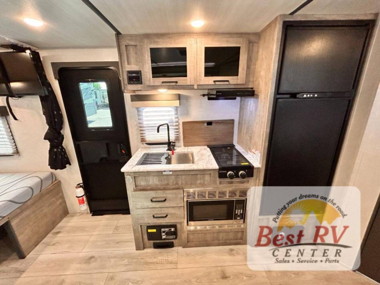A photo of this 2023 Forest River Rv Surveyor Legend 19BHLE