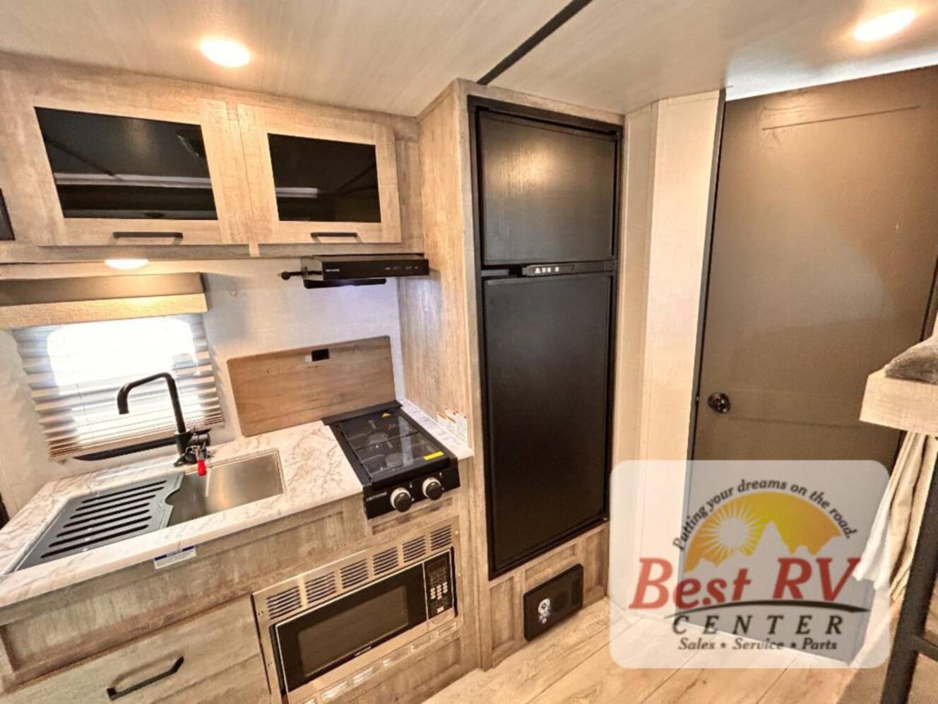 A photo of this 2023 Forest River Rv Surveyor Legend 19BHLE