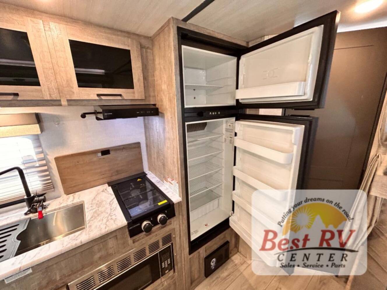 A photo of this 2023 Forest River Rv Surveyor Legend 19BHLE
