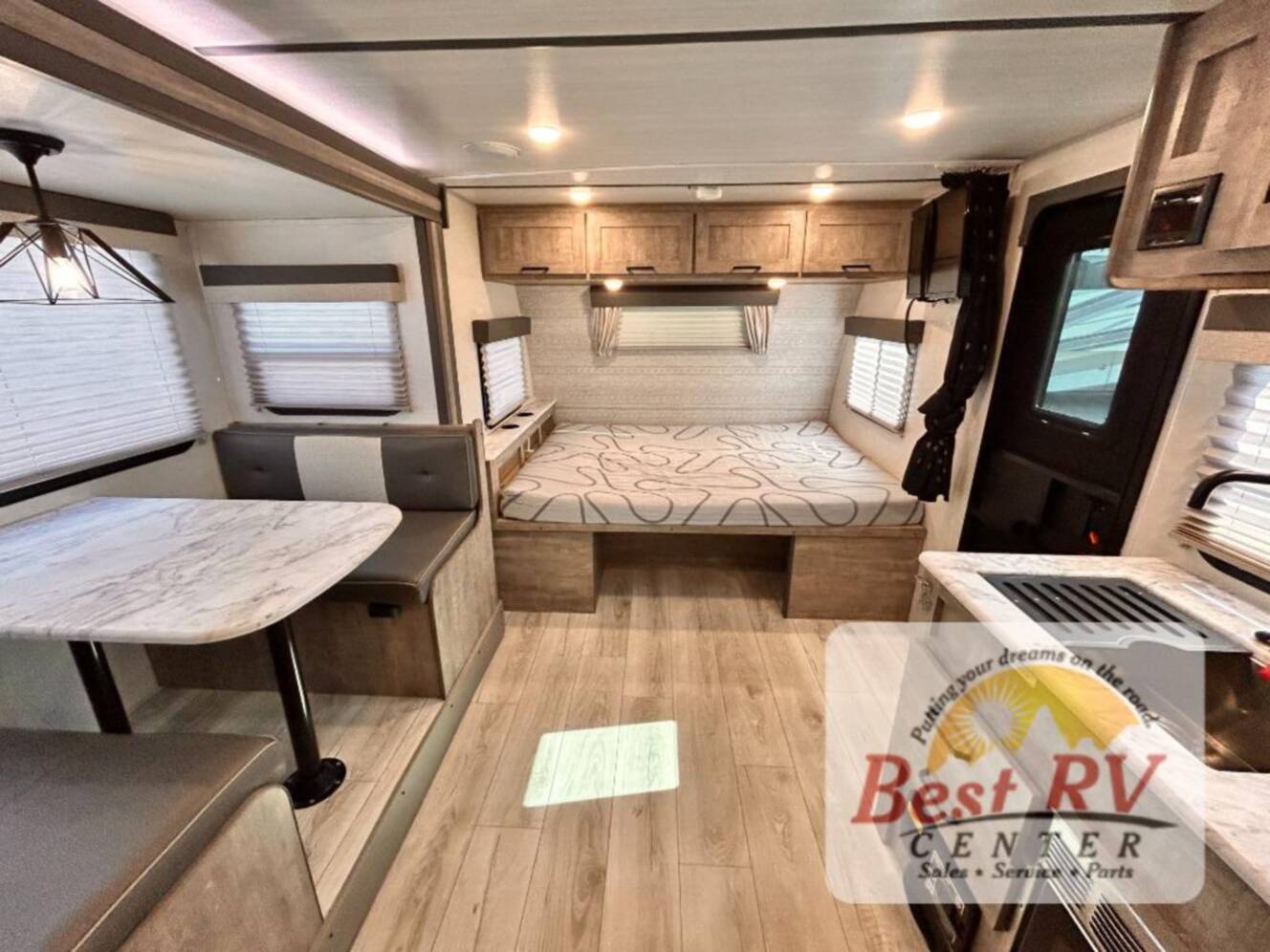 A photo of this 2023 Forest River Rv Surveyor Legend 19BHLE