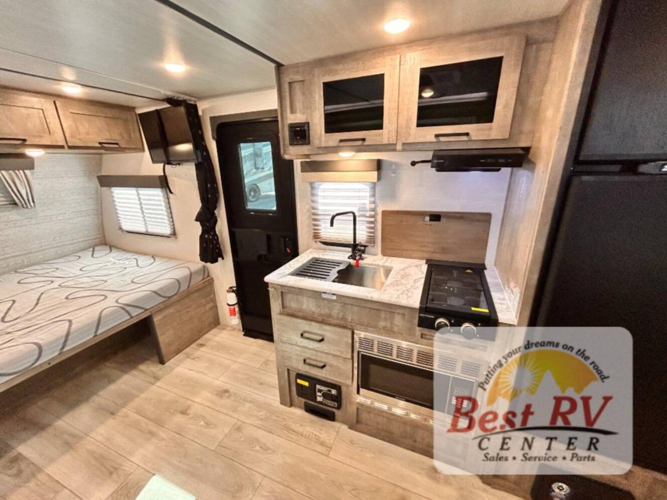 A photo of this 2023 Forest River Rv Surveyor Legend 19BHLE