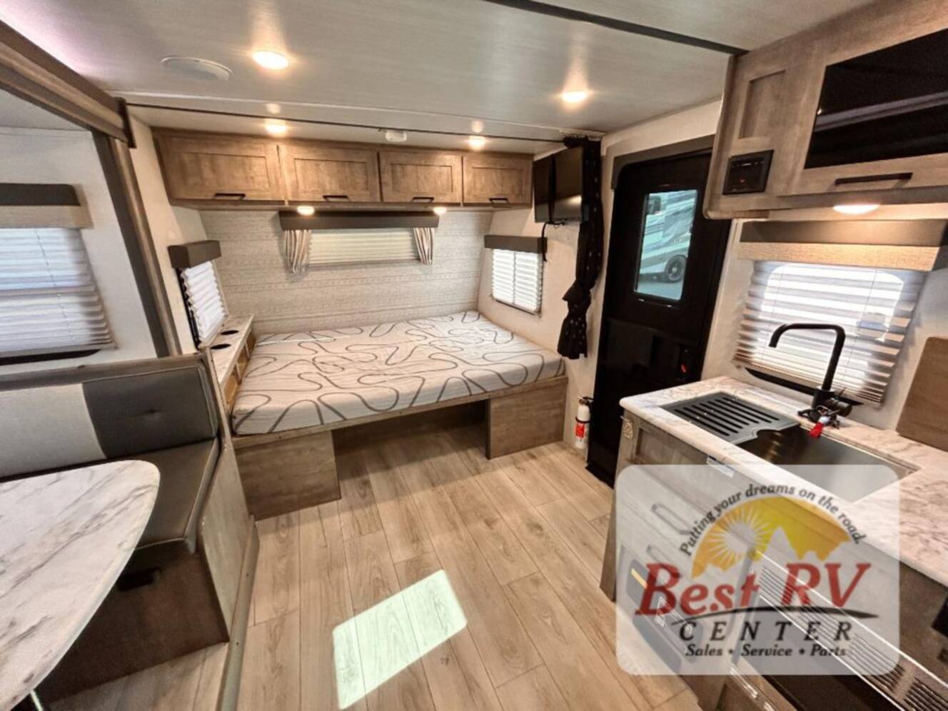 A photo of this 2023 Forest River Rv Surveyor Legend 19BHLE