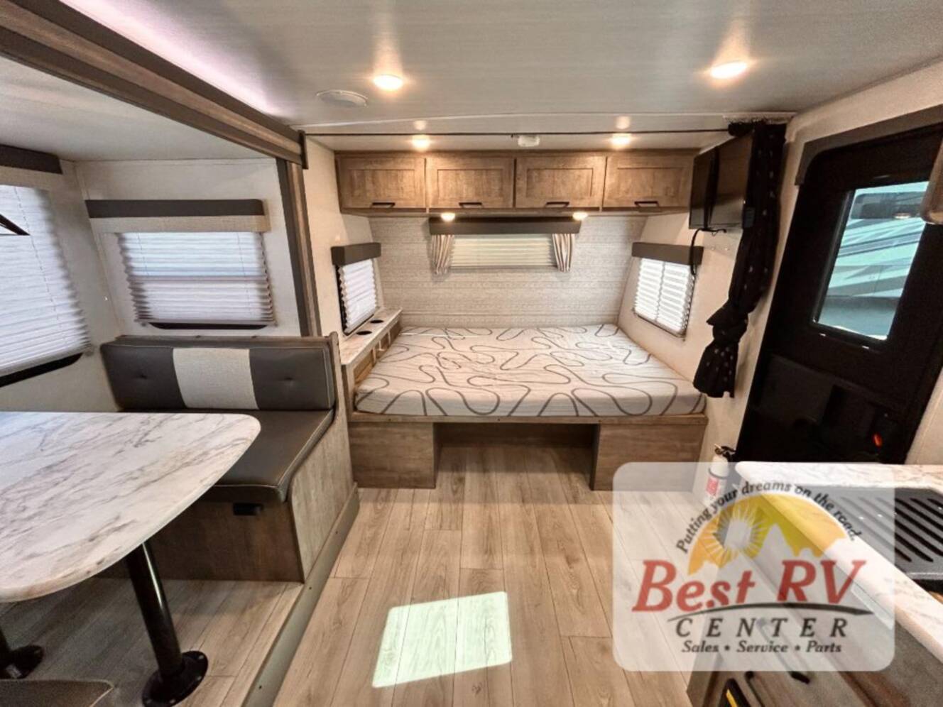 A photo of this 2023 Forest River Rv Surveyor Legend 19BHLE
