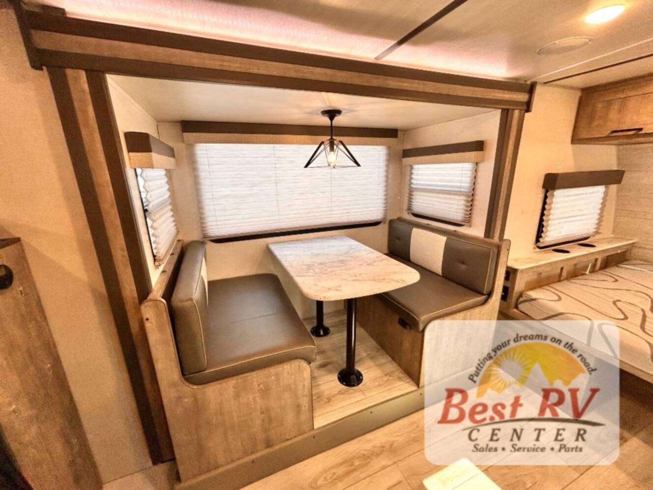 A photo of this 2023 Forest River Rv Surveyor Legend 19BHLE