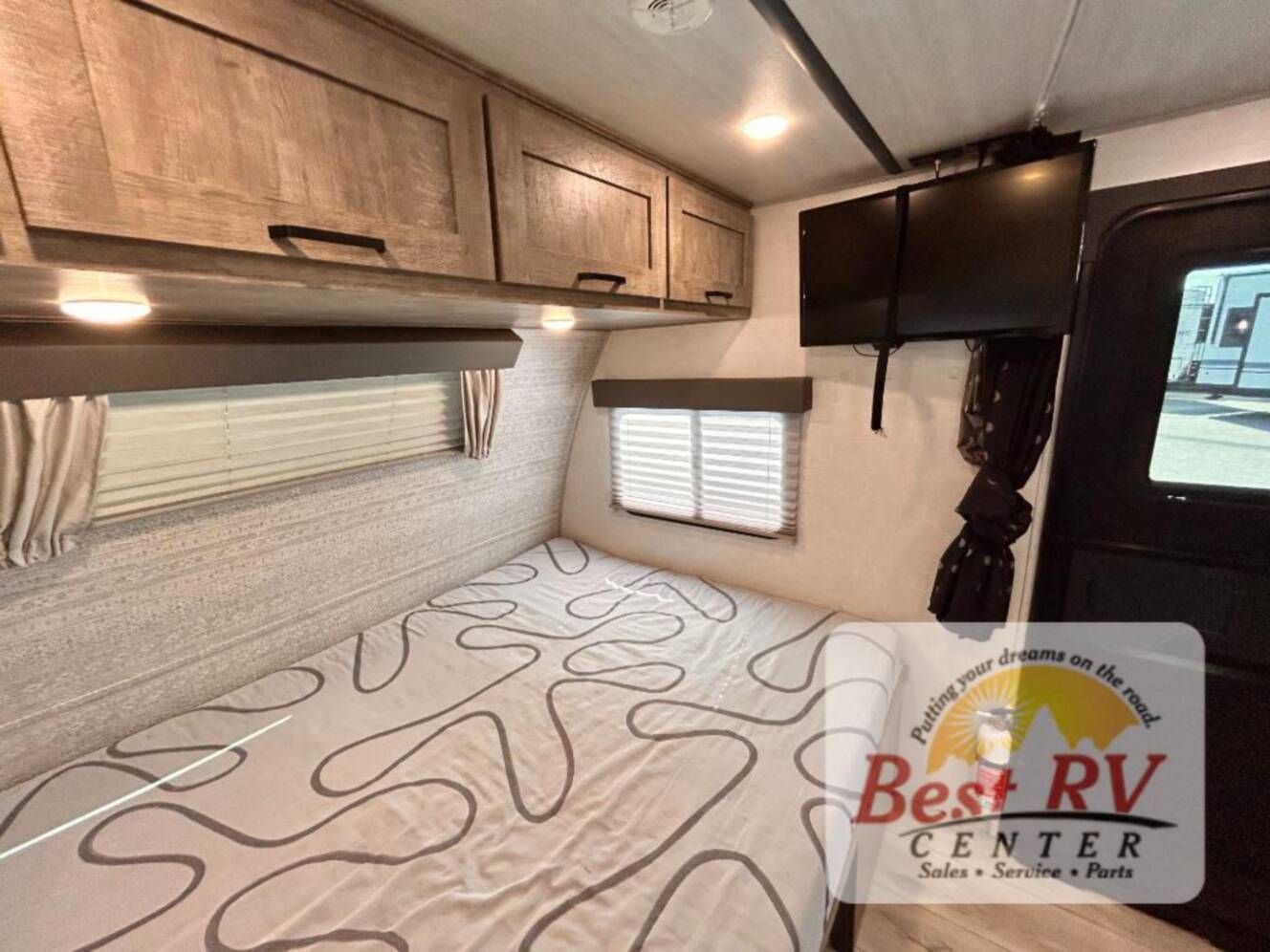 A photo of this 2023 Forest River Rv Surveyor Legend 19BHLE