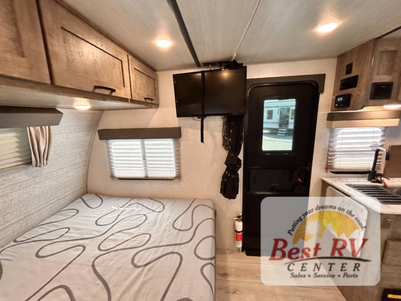 A photo of this 2023 Forest River Rv Surveyor Legend 19BHLE
