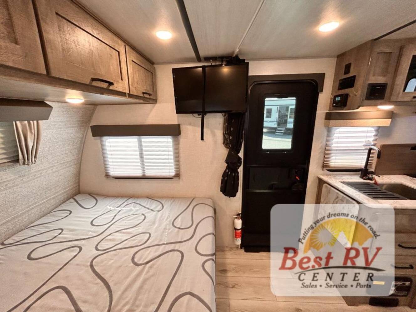A photo of this 2023 Forest River Rv Surveyor Legend 19BHLE