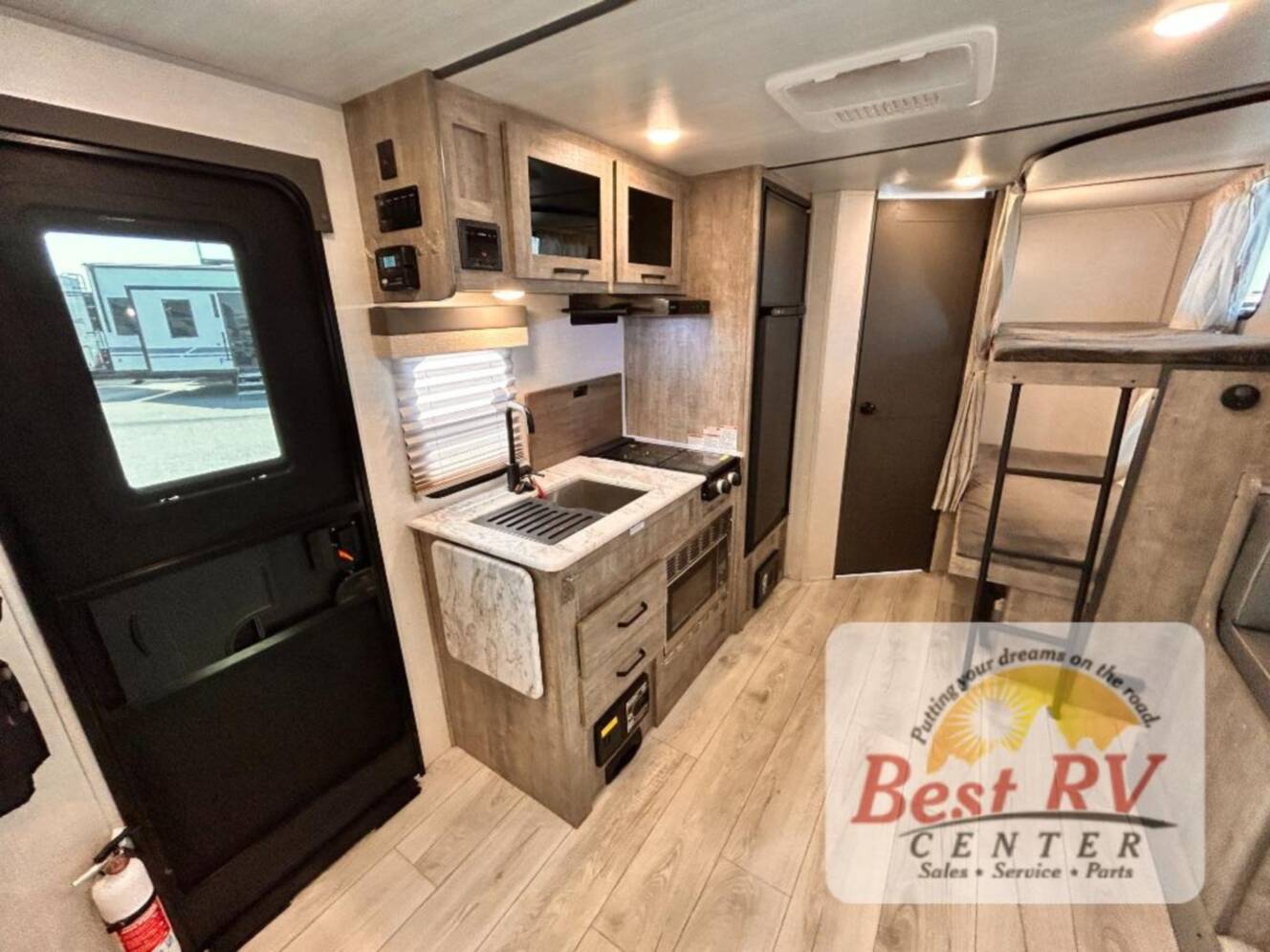 A photo of this 2023 Forest River Rv Surveyor Legend 19BHLE