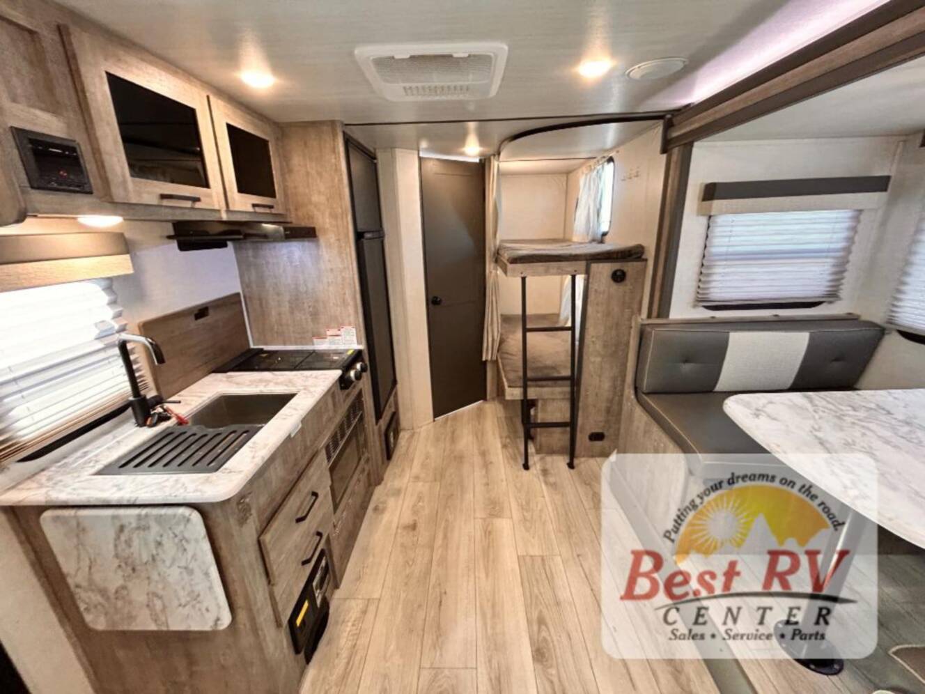 A photo of this 2023 Forest River Rv Surveyor Legend 19BHLE