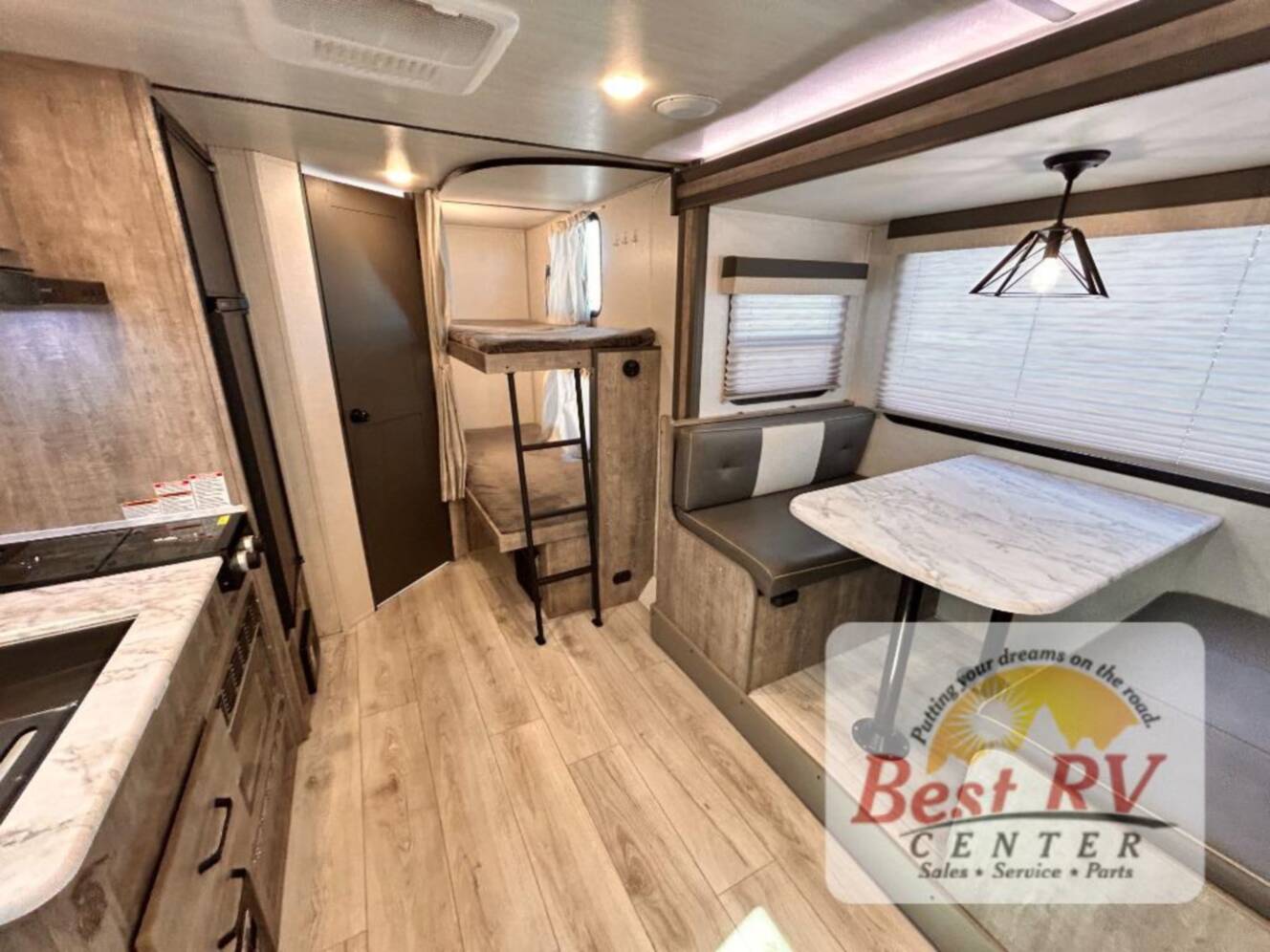 A photo of this 2023 Forest River Rv Surveyor Legend 19BHLE