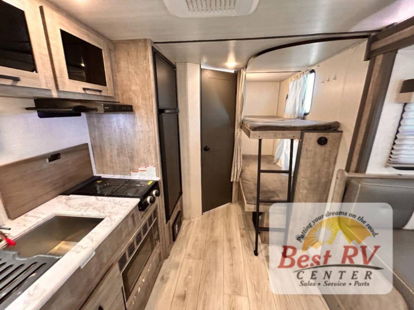 A photo of this 2023 Forest River Rv Surveyor Legend 19BHLE