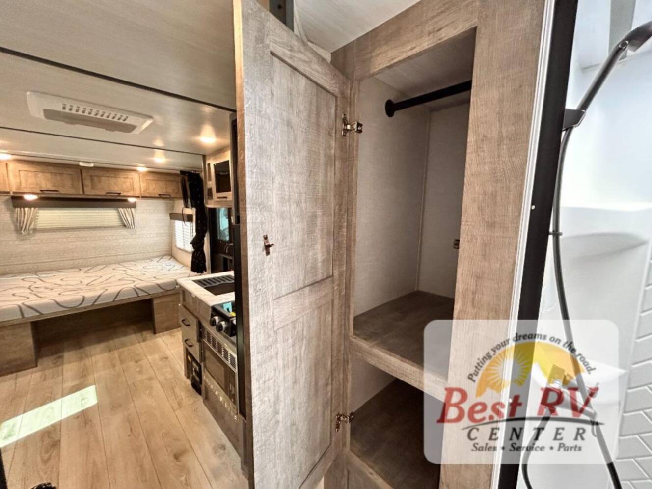 A photo of this 2023 Forest River Rv Surveyor Legend 19BHLE