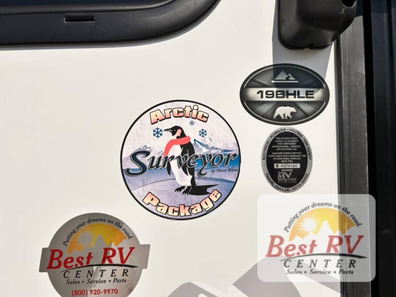 A photo of this 2023 Forest River Rv Surveyor Legend 19BHLE