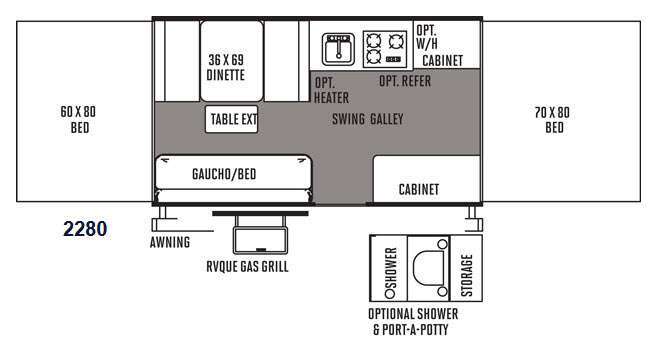 2014 Forest River Rv Rockwood 2280 in joppa MD