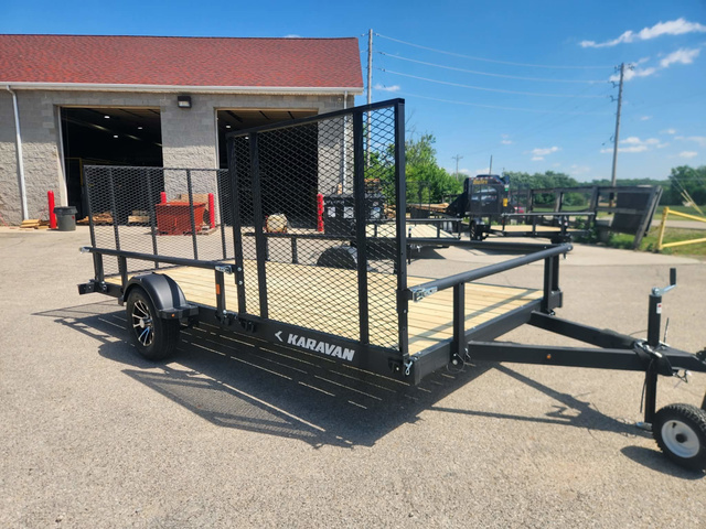 2026 KARAVAN TRAILERS KPU 82" X 14' Side Load Utility Trailer (462998) in Frankfort, OH