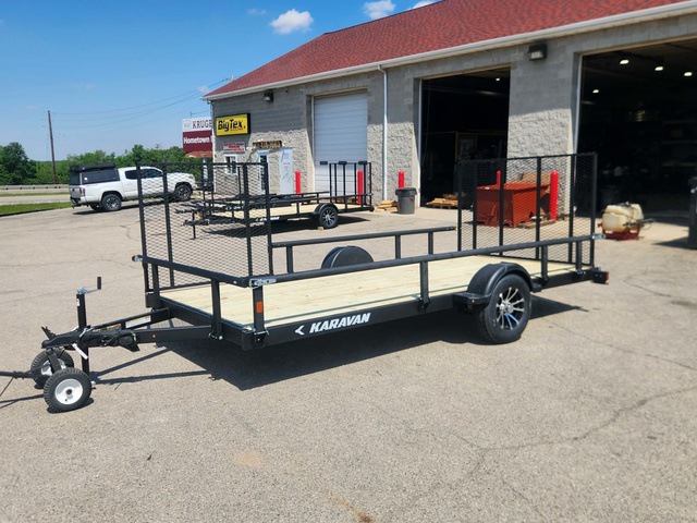 2026 KARAVAN TRAILERS KPU 82" X 14' Side Load Utility Trailer (463078) in Frankfort, OH