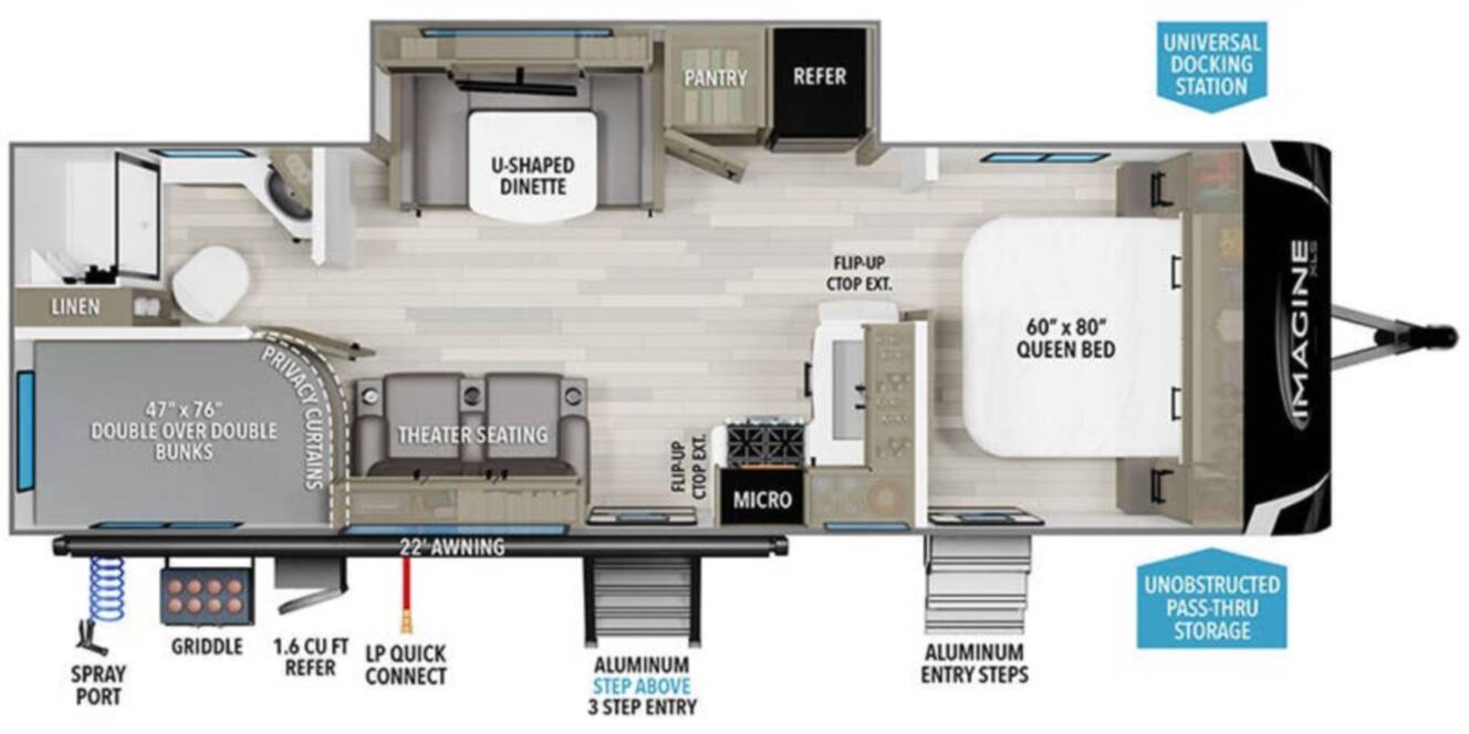 A photo of this 2026 Grand Design Imagine XLS 25DBE