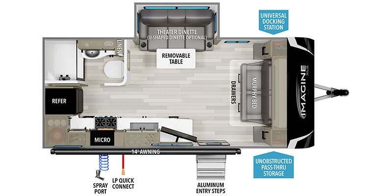 2026 Grand Design Imagine XLS 17MKE in belden MS