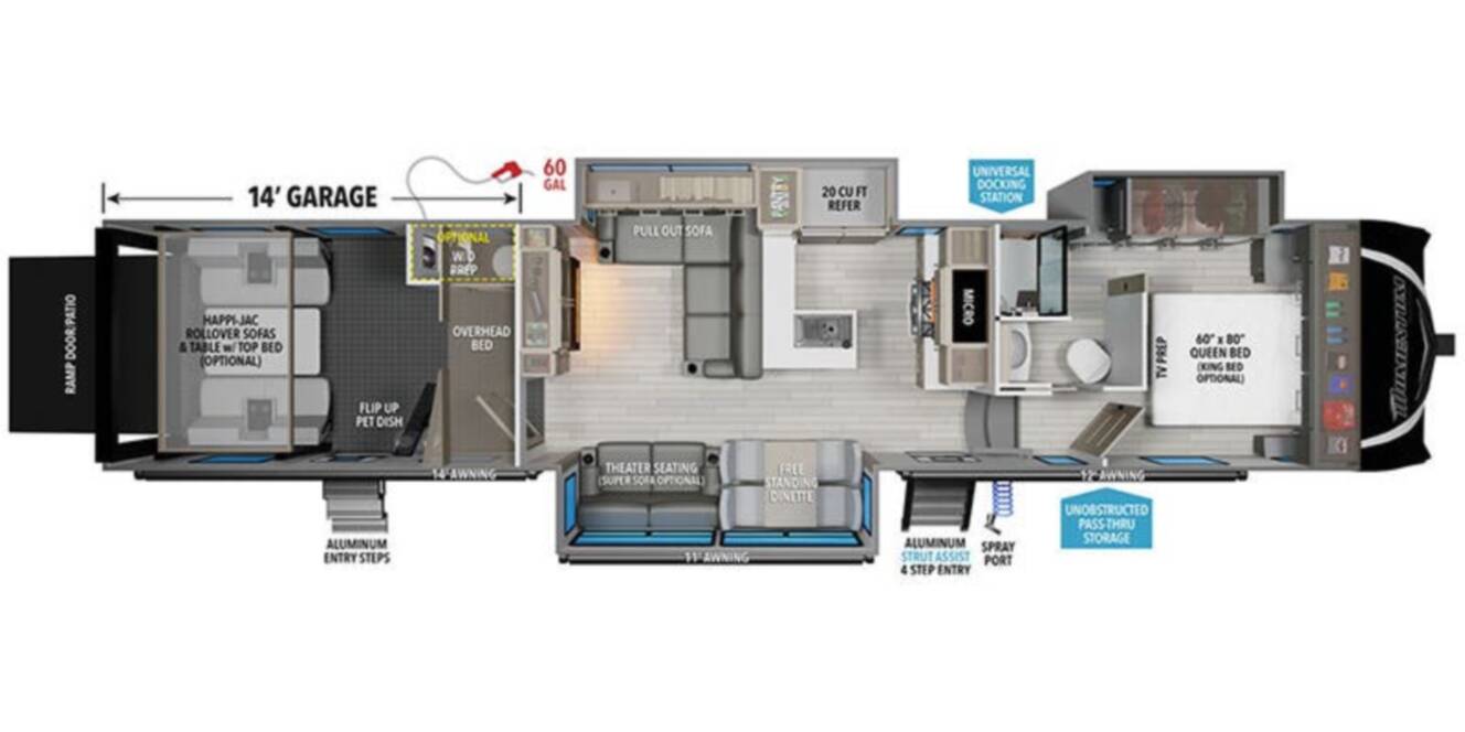A photo of this 2026 Grand Design Momentum M-Class 395MS