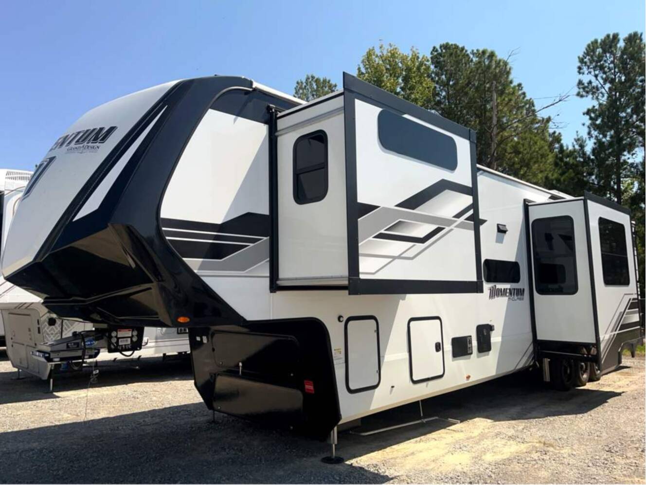 A photo of this 2026 Grand Design Momentum M-Class 414M