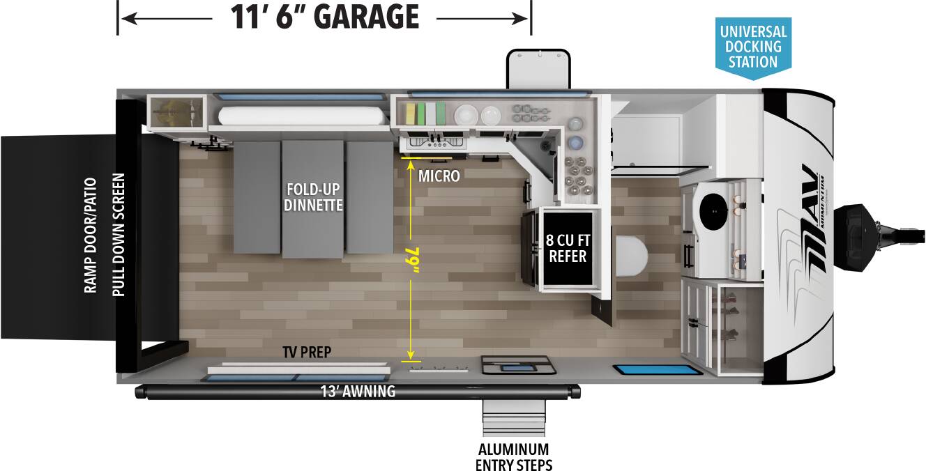A photo of this 2026 Grand Design Momentum MAV 17MAV
