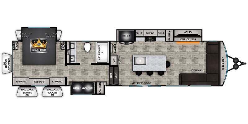 2025 Crossroads Redwood Regency RW3951BAM in heflin AL