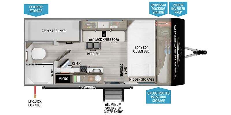 2026 Grand Design Transcend ONE 151BH in hattiesburg MS