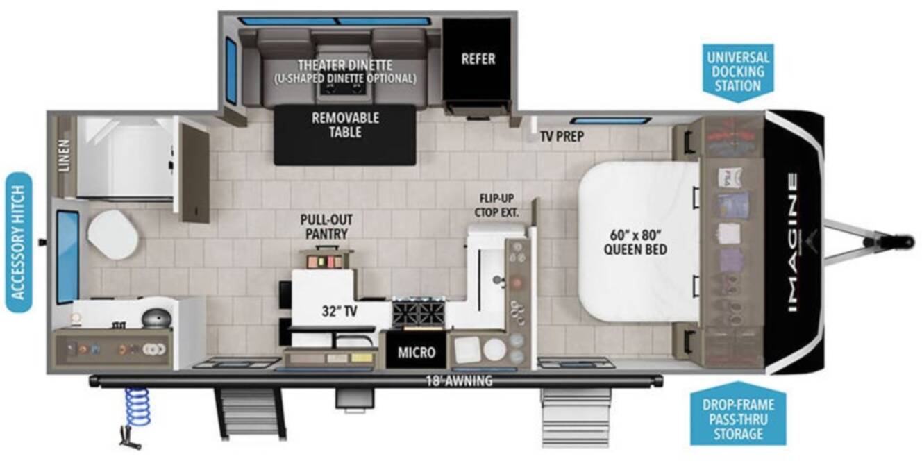 A photo of this 2026 Grand Design Imagine 2300MK