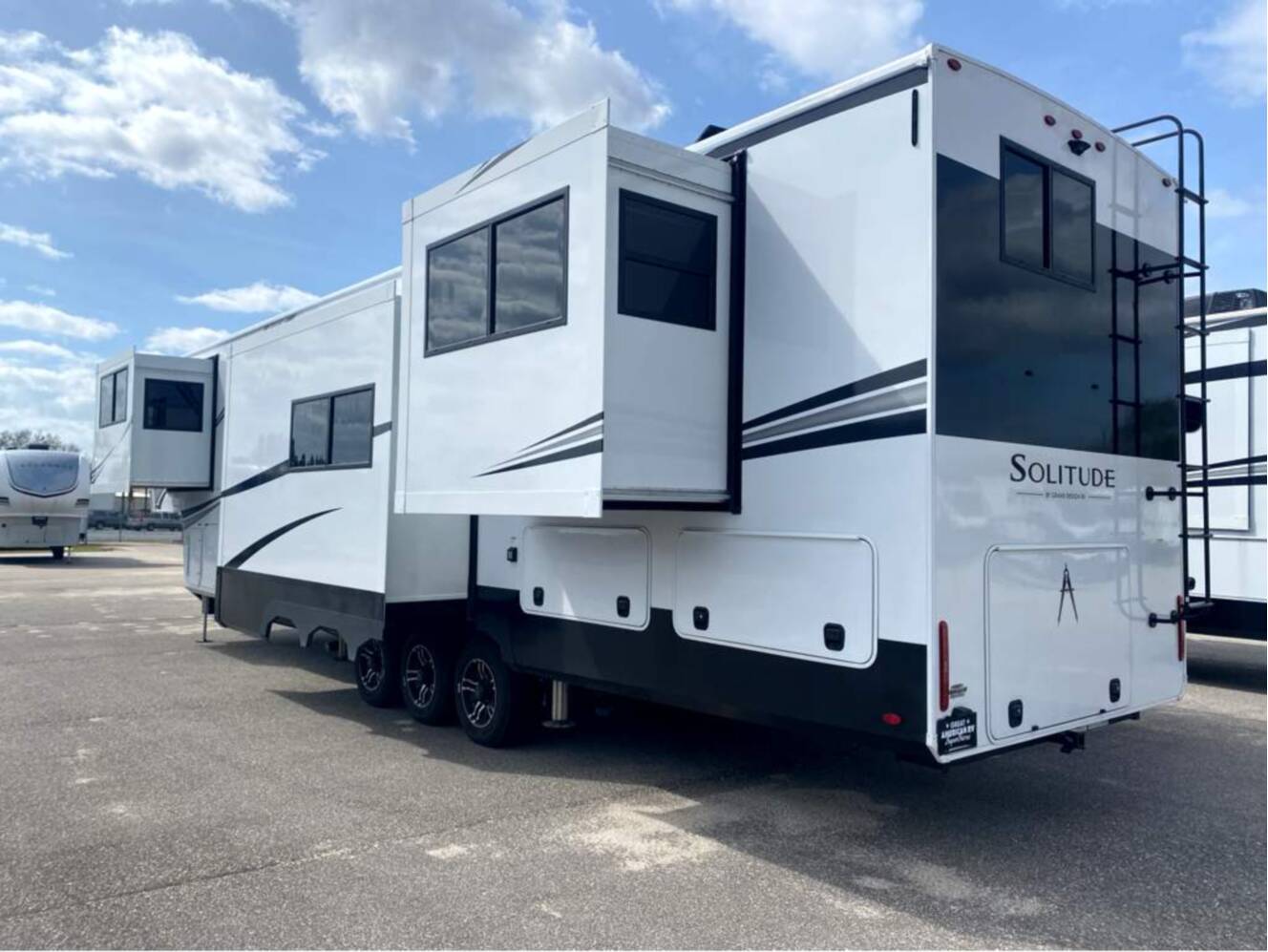 A photo of this 2026 Grand Design Solitude 414LJMJ