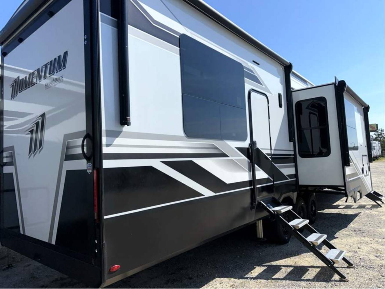 A photo of this 2026 Grand Design Momentum M-Class 414M