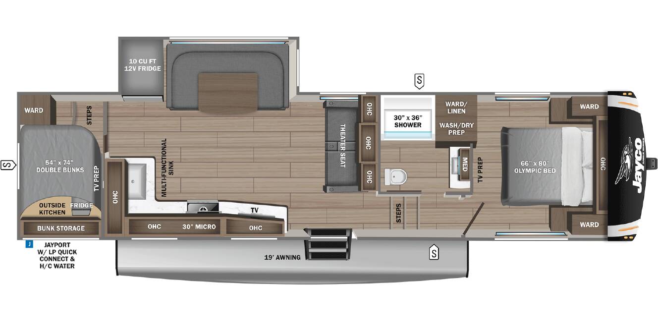 A photo of this 2026 Jayco Eagle HT 29DDB