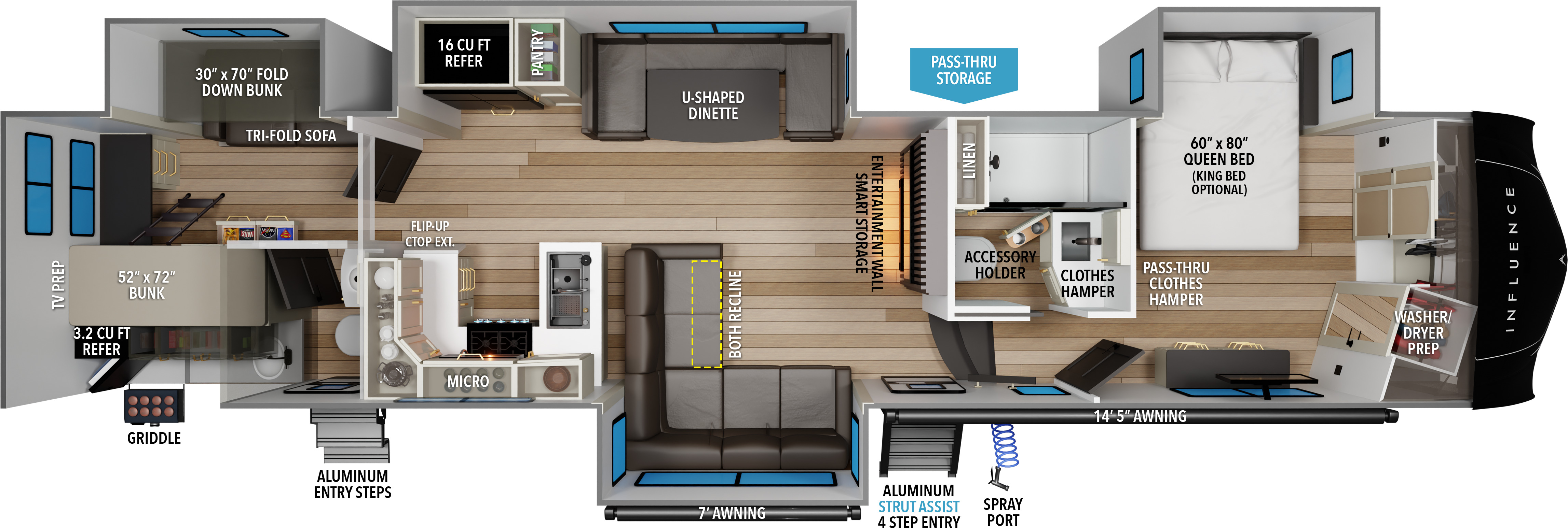 2026 Grand Design Influence 3904BH in hattiesburg MS