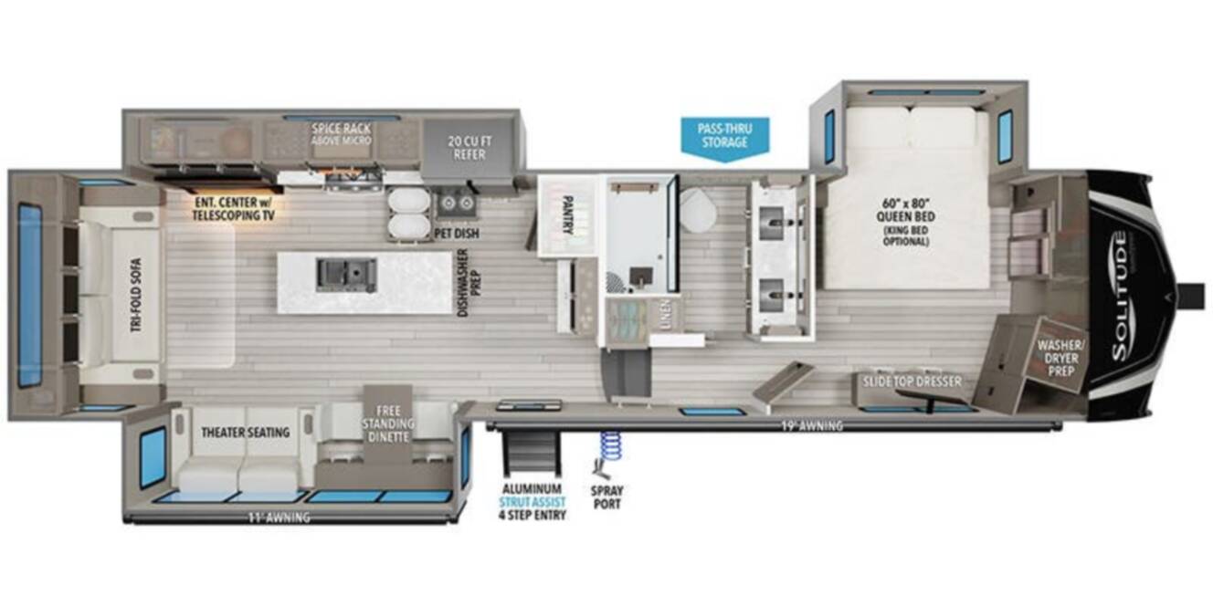 A photo of this 2026 Grand Design Solitude 370DV