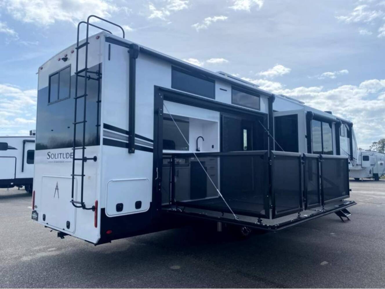 A photo of this 2026 Grand Design Solitude 414LJMJ