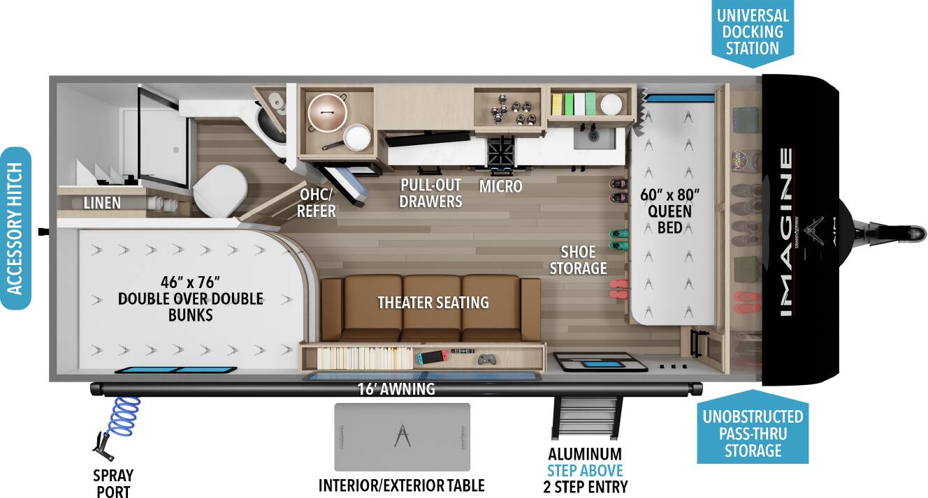 A photo of this 2026 Grand Design Imagine AIM 20BHA