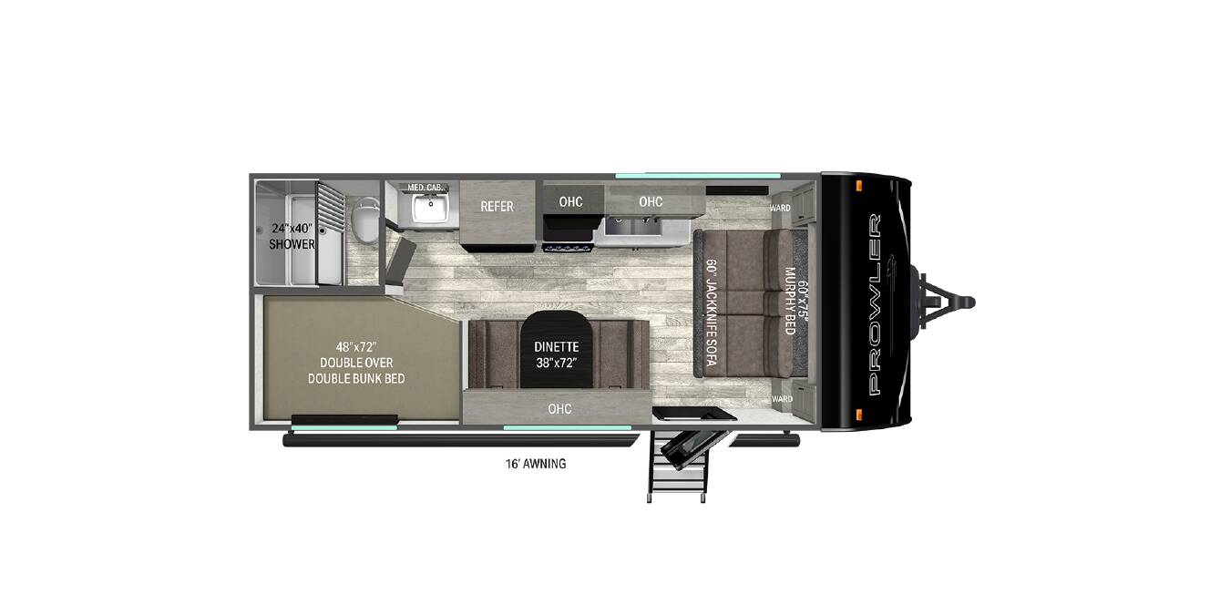 A photo of this 2026 Heartland Prowler 2000MB