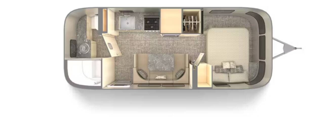 A photo of this 2026 Airstream Flying Cloud 23FB