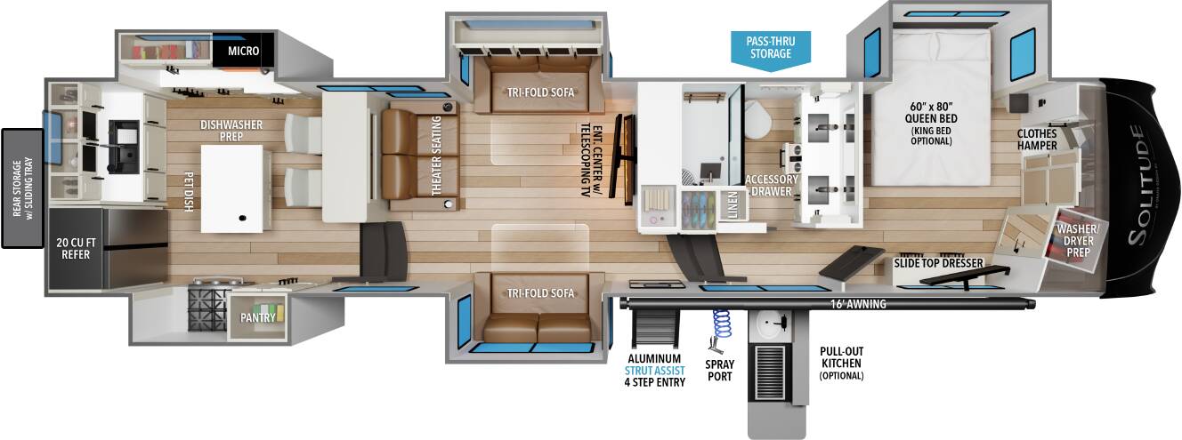 A photo of this 2026 Grand Design Solitude 390RK