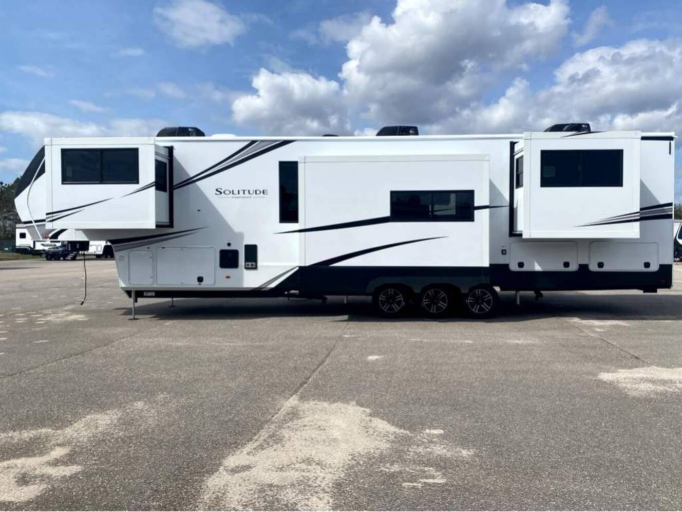 A photo of this 2026 Grand Design Solitude 414LJMJ