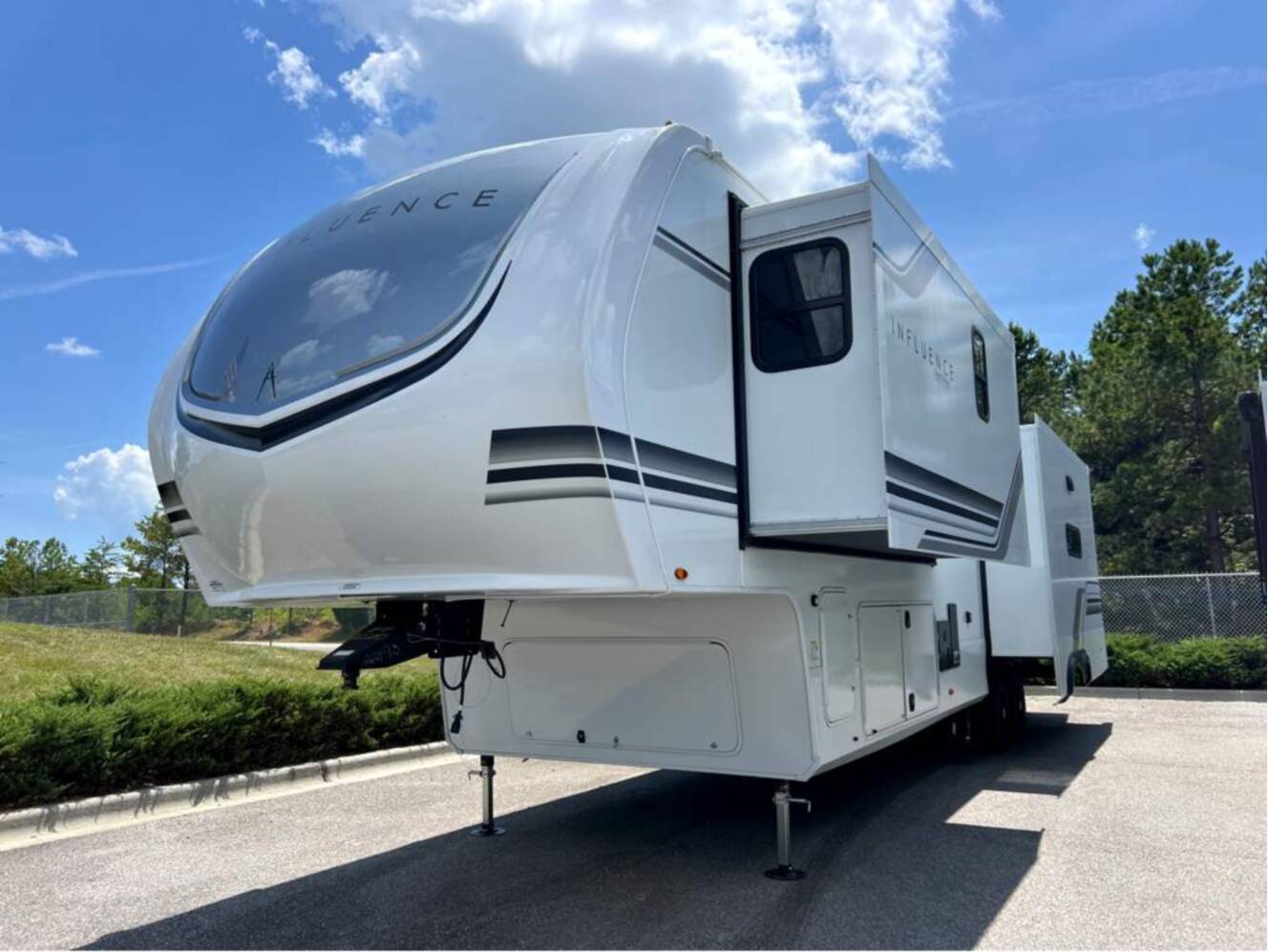 A photo of this 2026 Grand Design Influence 3503GK