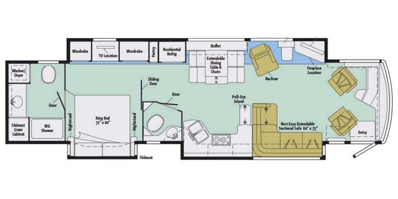 2017 Winnebago Tour 42QD in defuniak springs FL