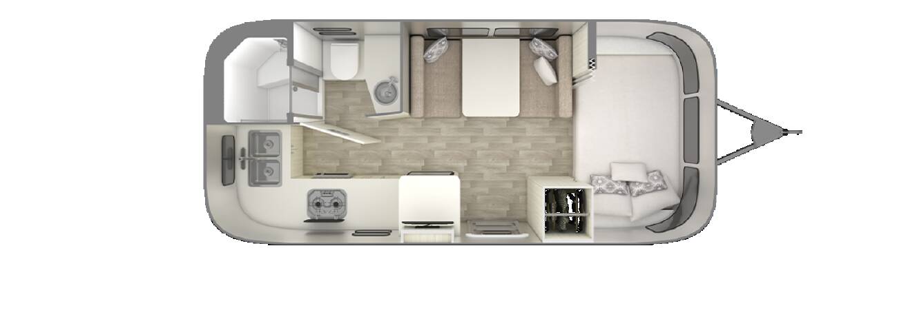 A photo of this 2026 Airstream Bambi 20FB