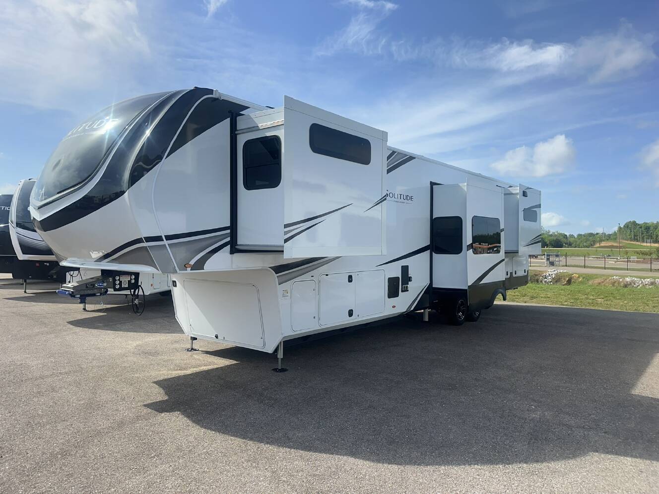 A photo of this 2026 Grand Design Solitude 390RK