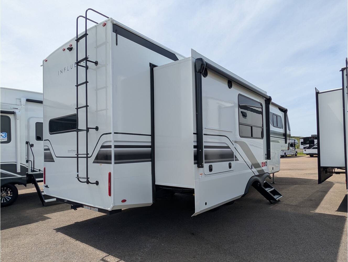A photo of this 2026 Grand Design Influence 3203GK