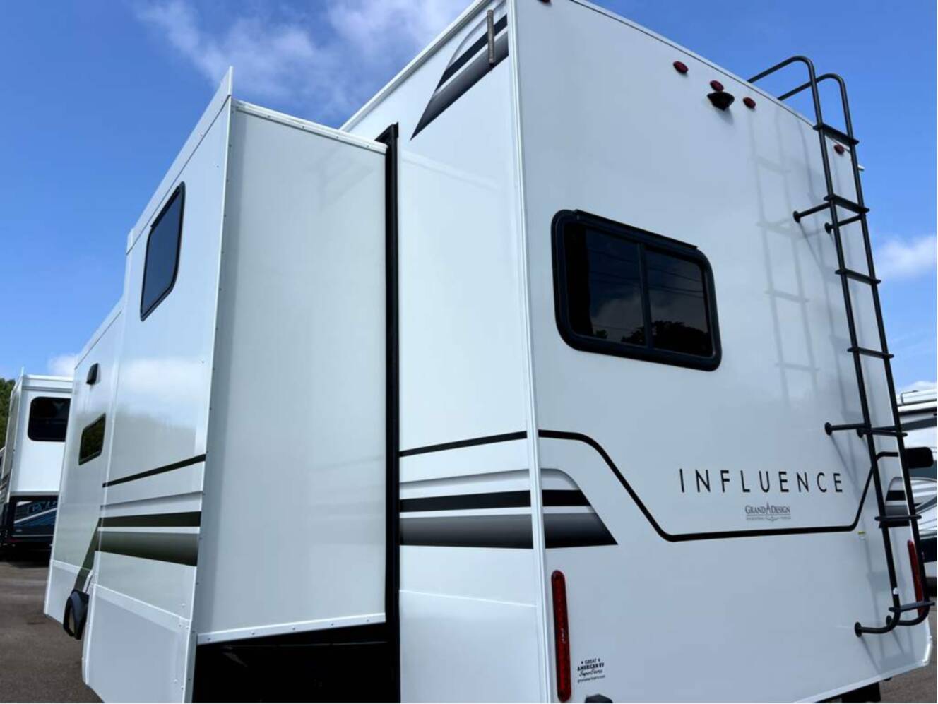 A photo of this 2026 Grand Design Influence 3704BH