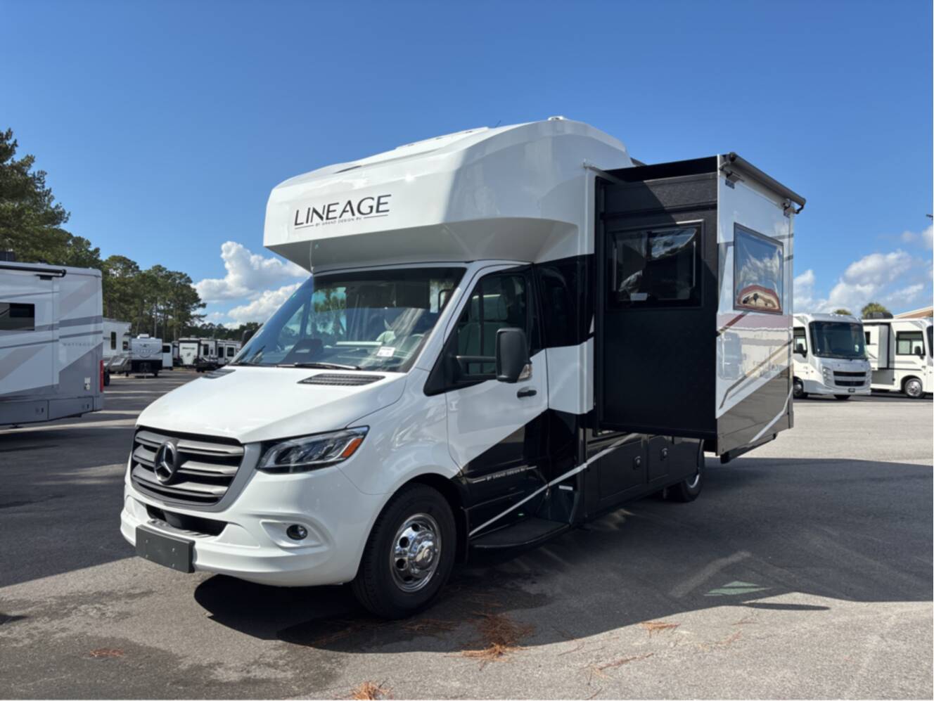 A photo of this 2026 Grand Design Lineage Series M 25TK