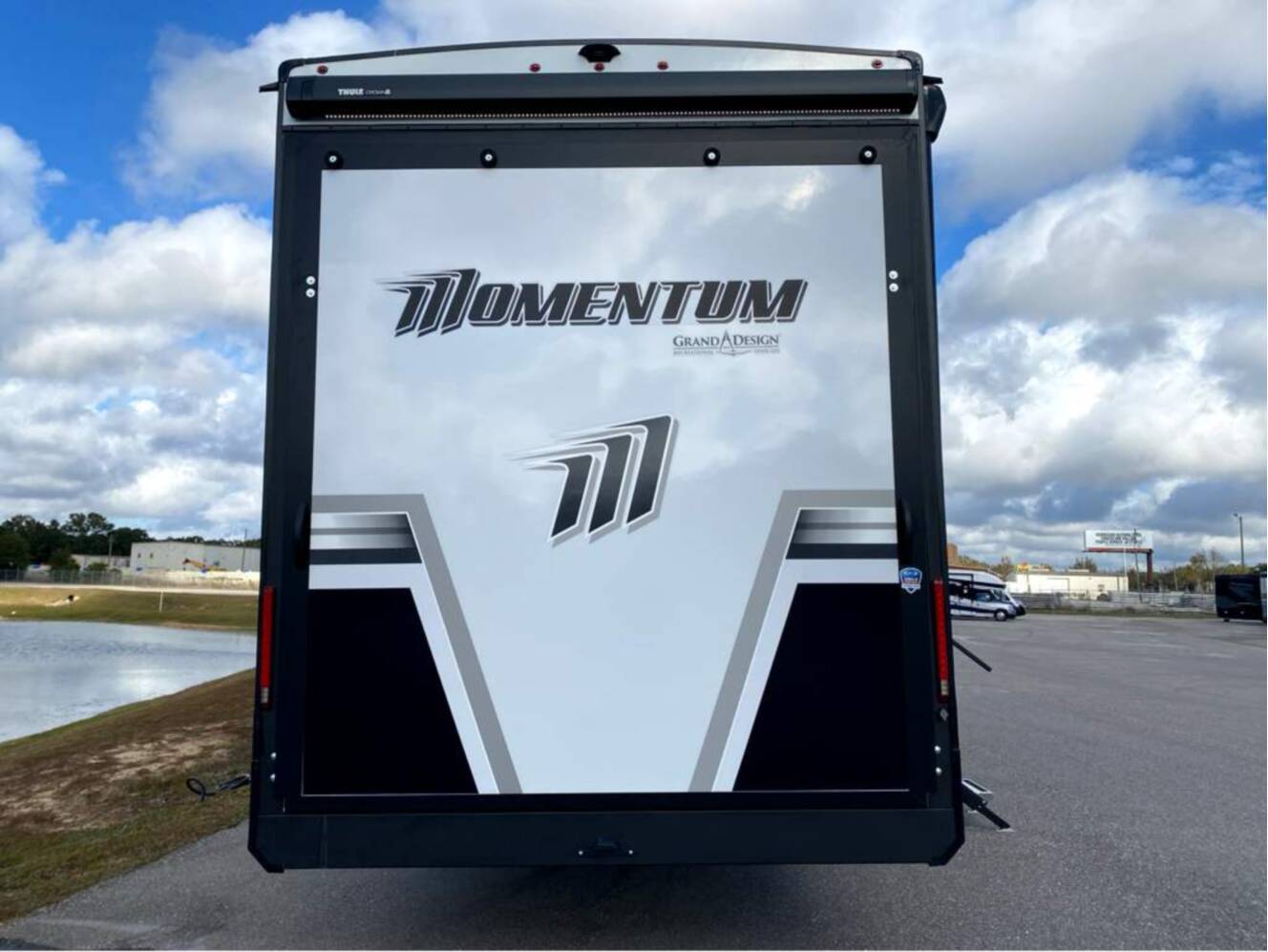 A photo of this 2026 Grand Design Momentum M-Class 414M