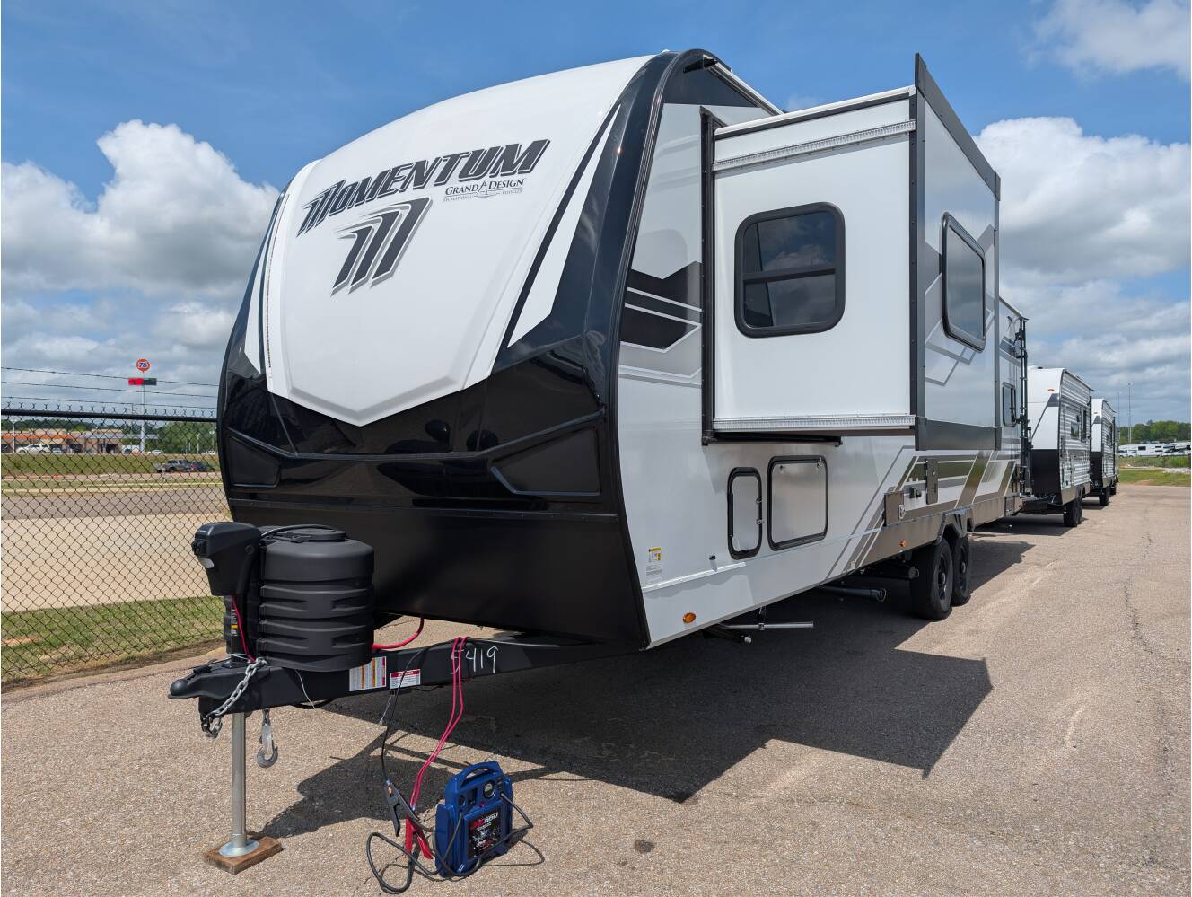A photo of this 2026 Grand Design Momentum G-Class 31G